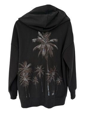 N°21 Black Chic & Sporty Zip-Up Hoodie with Pockets